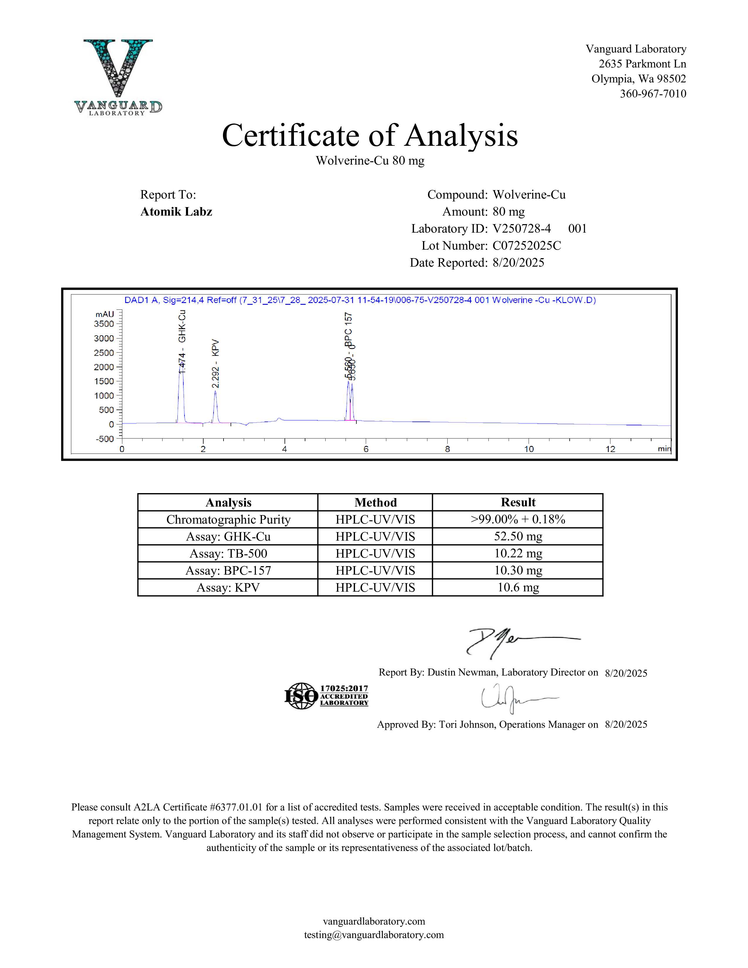 BULK PACK KLOW-CU (Wolverine-CU) (GHK-CU/TB-500/BPC/KPV) Blue/Purple Color (10 VIALS) BULK PACK KLOW-CU (Wolverine-CU) (GHK-CU/TB-500/BPC/KPV) Blue/Purple Color (10 VIALS)