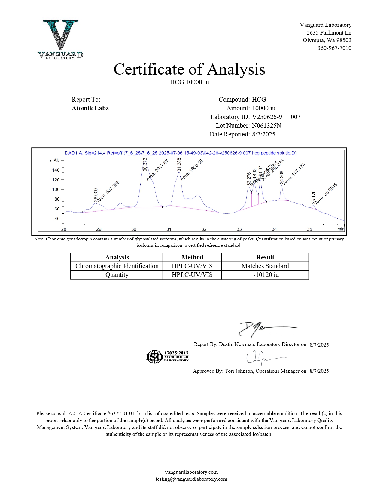 HCG – 10 HCG – 10