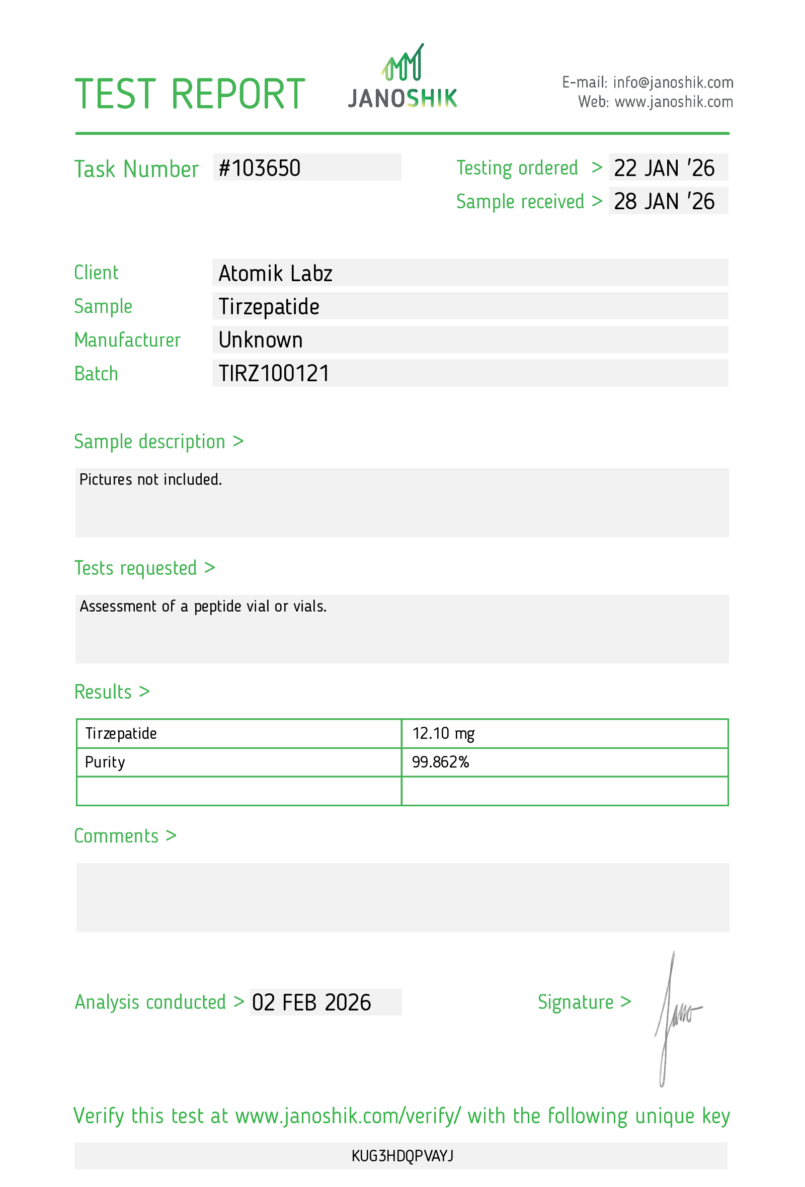 Peptide 2 (T) – 10mg